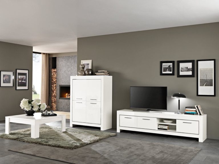 WOONKAMER SET MODENA WIT