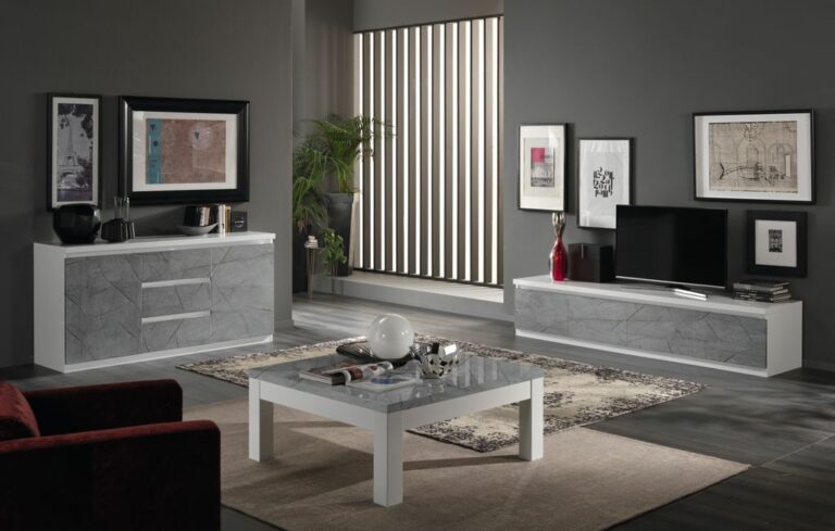 WOONKAMER SET ROMA ZWART