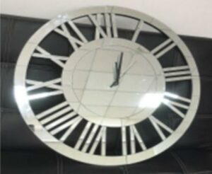 MIRROR CLOCK 60 cm