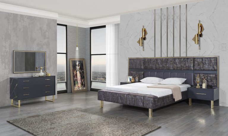 Nepal Antrasit Bedroom Set