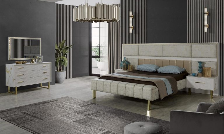 Nepal Cream Bedroom Set