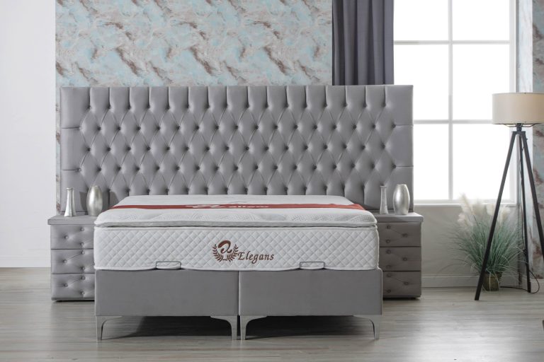 Nisa - Box spring bed - Box spring bed with storage space