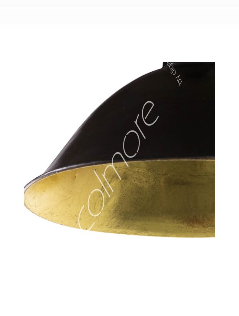 Ceiling lamp triple lightsgold 90x90x103
