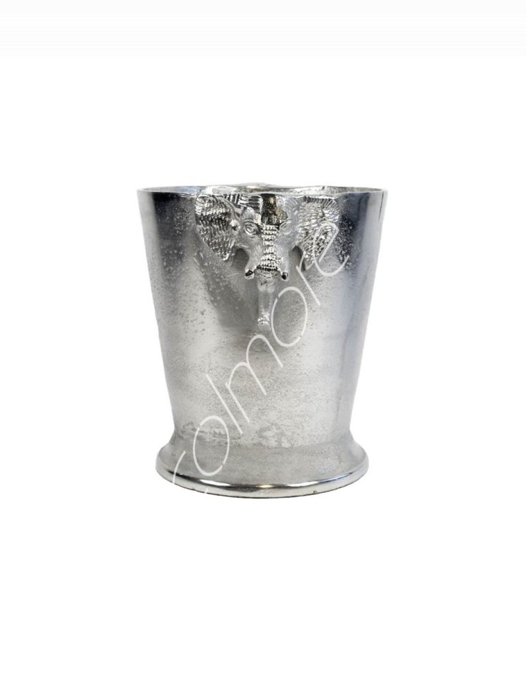Wine cooler w/elephant ALU RAW/NI 29x29x22