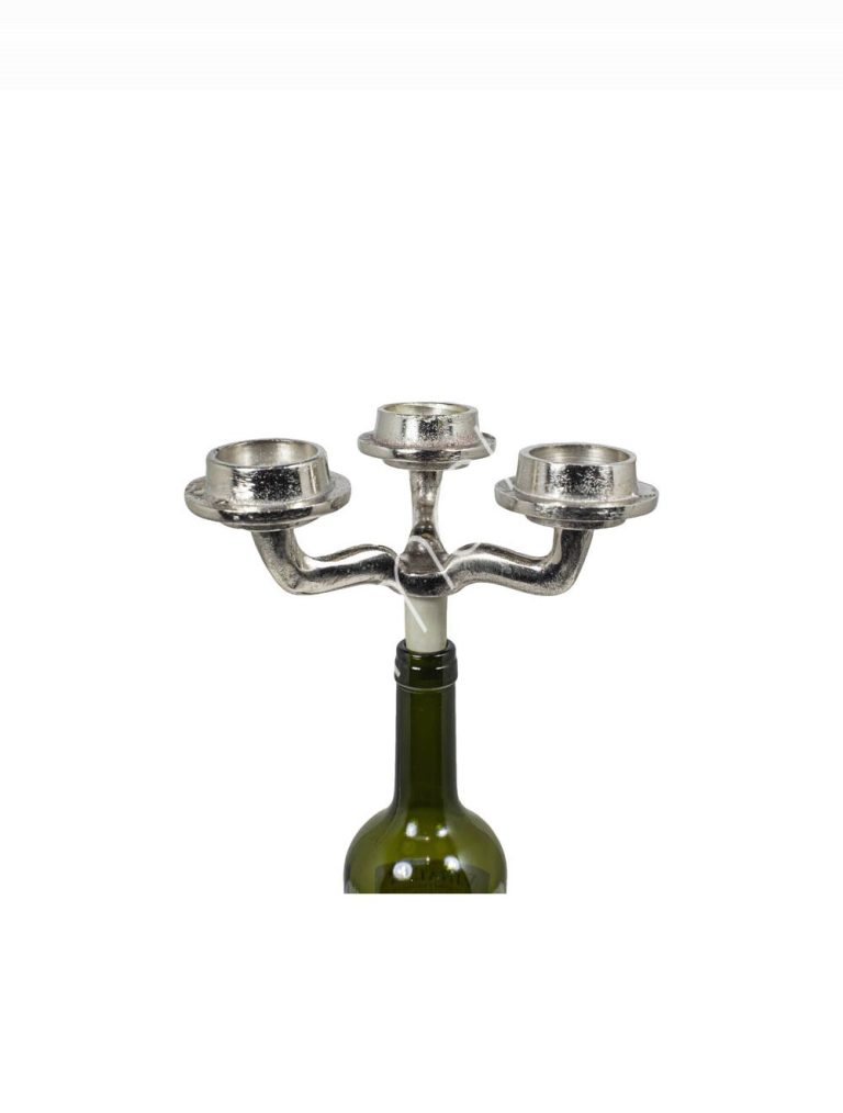 Bottle stopper candle 3 t-light ALU RAWNI 19x19x12