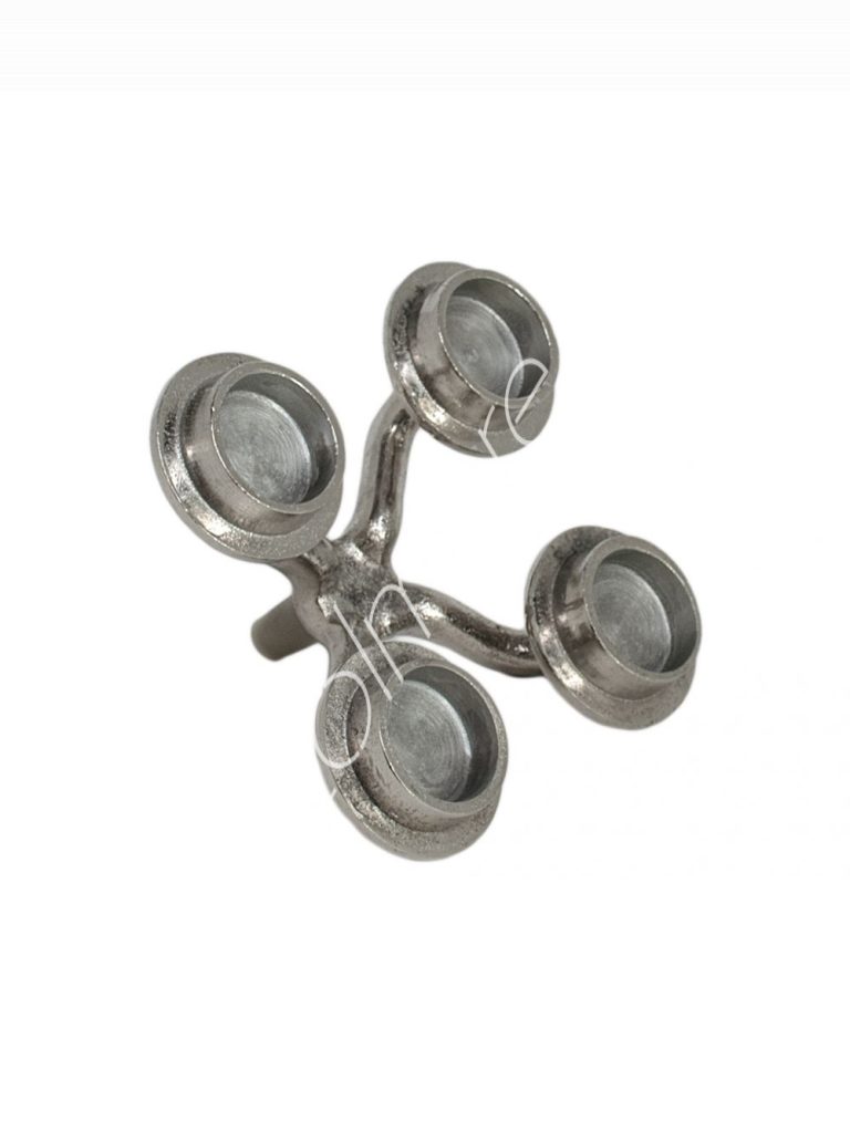Bottle stopper candle 4 t-light ALU RAWNI 21x21x12