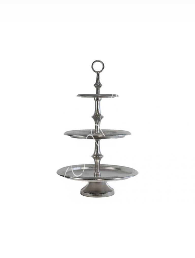 Etagere 3 tier ALU RAW/NI 46x46x74
