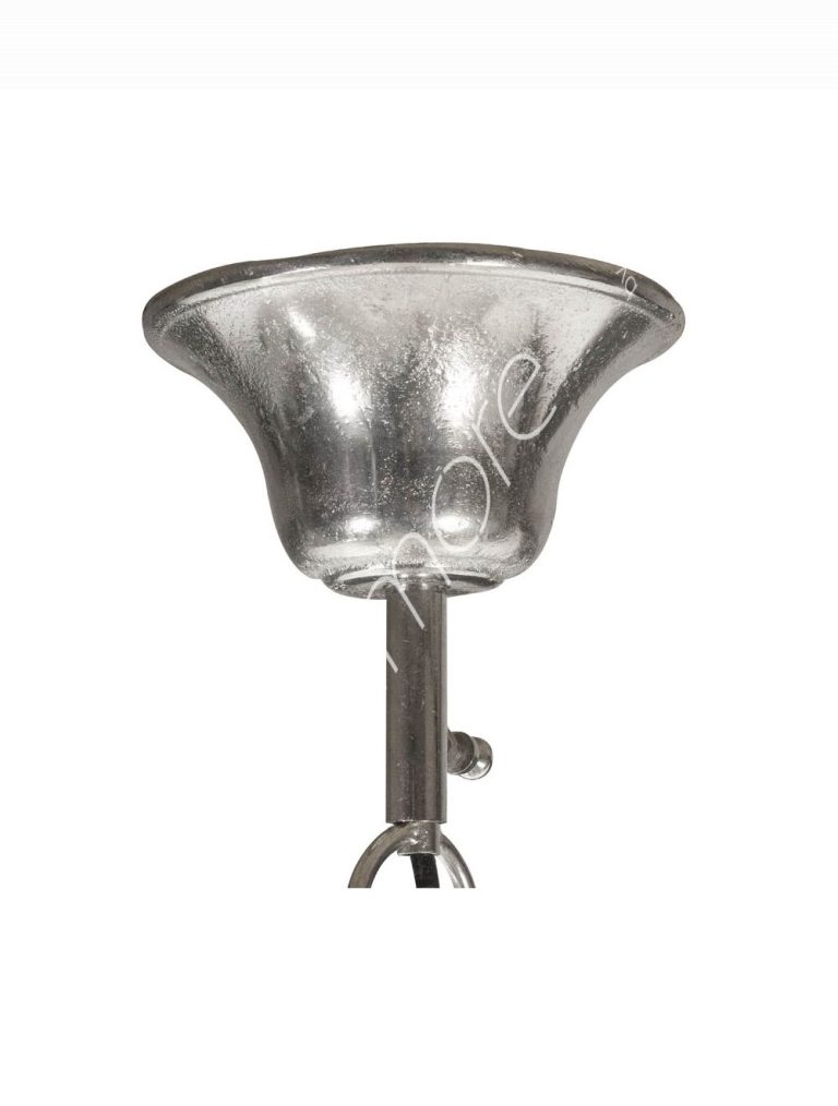 Ceiling lamp horn antler w/wiring ALU RAW/NI 94x94x53
