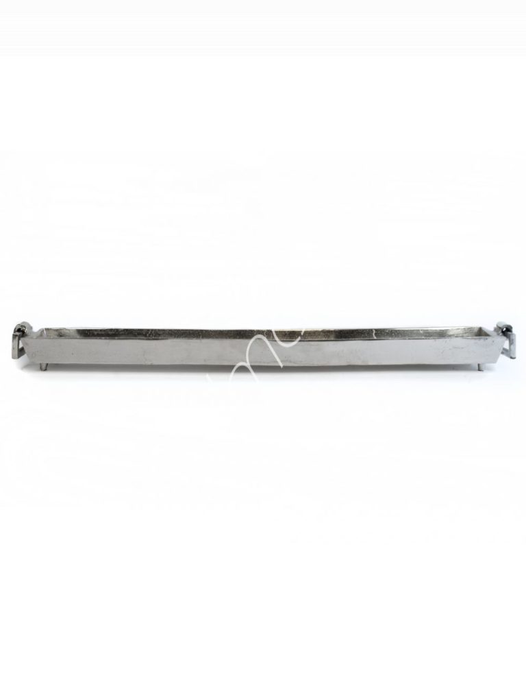 Tray rect. w/handles ALU RAW/NI 65x15x8