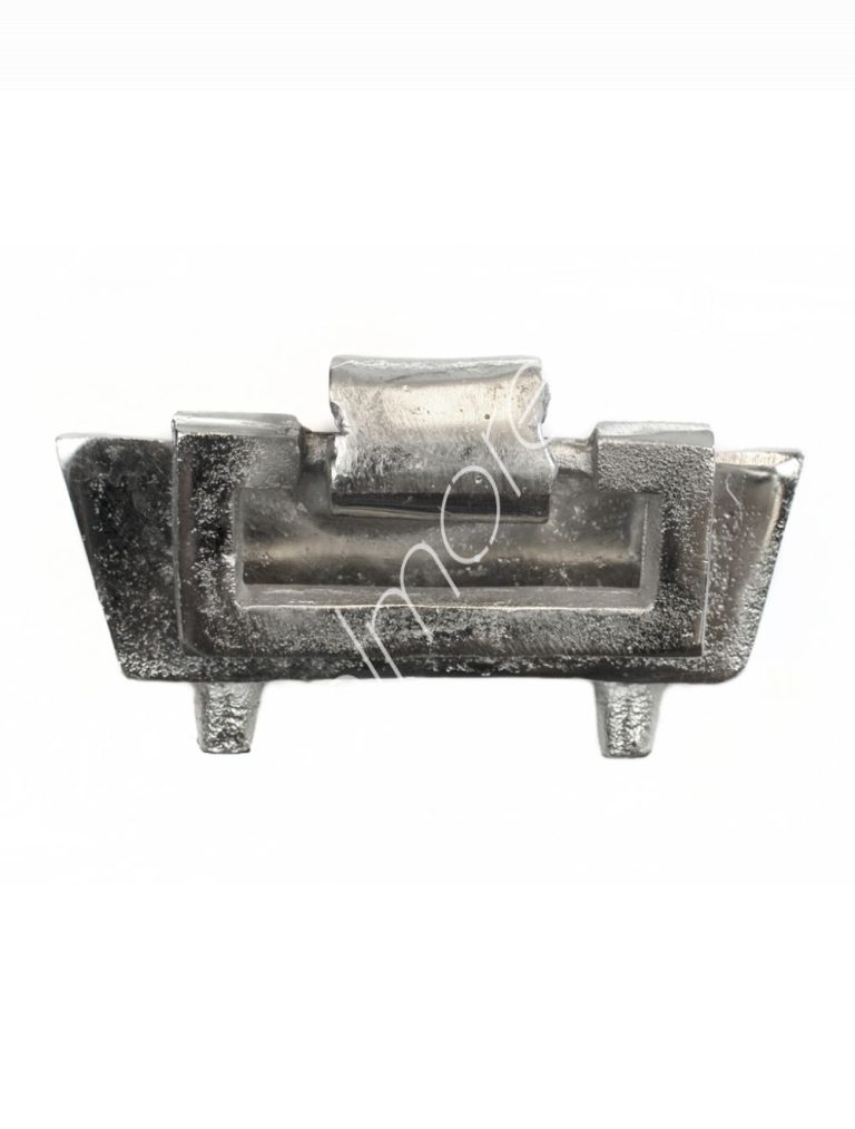 Tray rect. w/handles ALU RAW/NI 65x15x8