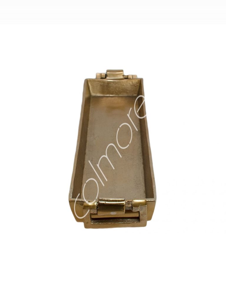 Tablett rechteckig. whandles ALU RAWBRONZE 65x15x8