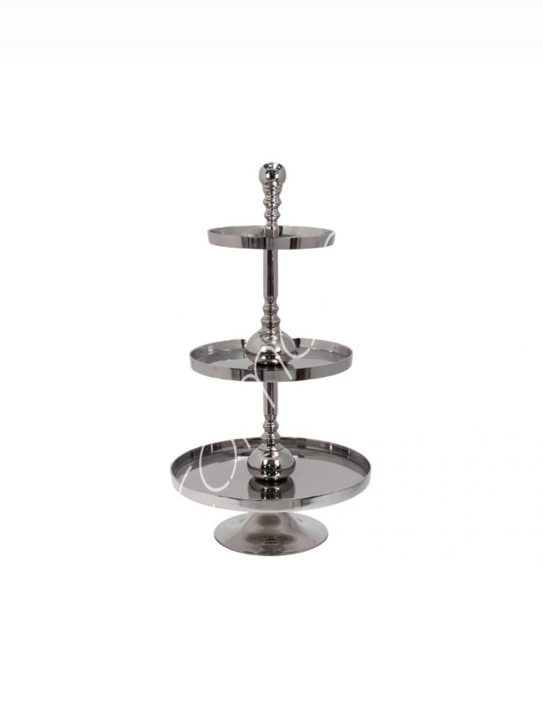 Plate stand 3 tier ALUNI 53x53x96