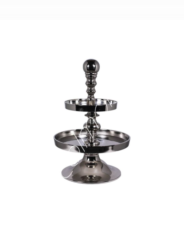 Plate stand 2 tier ALUNI 31x31x52