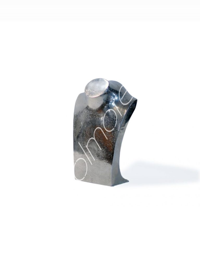Decorative jewellery mannequin ALU RAW/NI 16x9x22