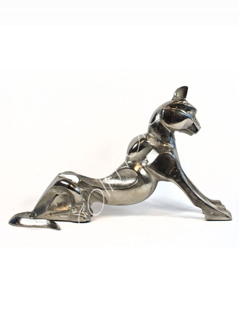 Decorative jaguar ALU RAW/NI 49x16x30