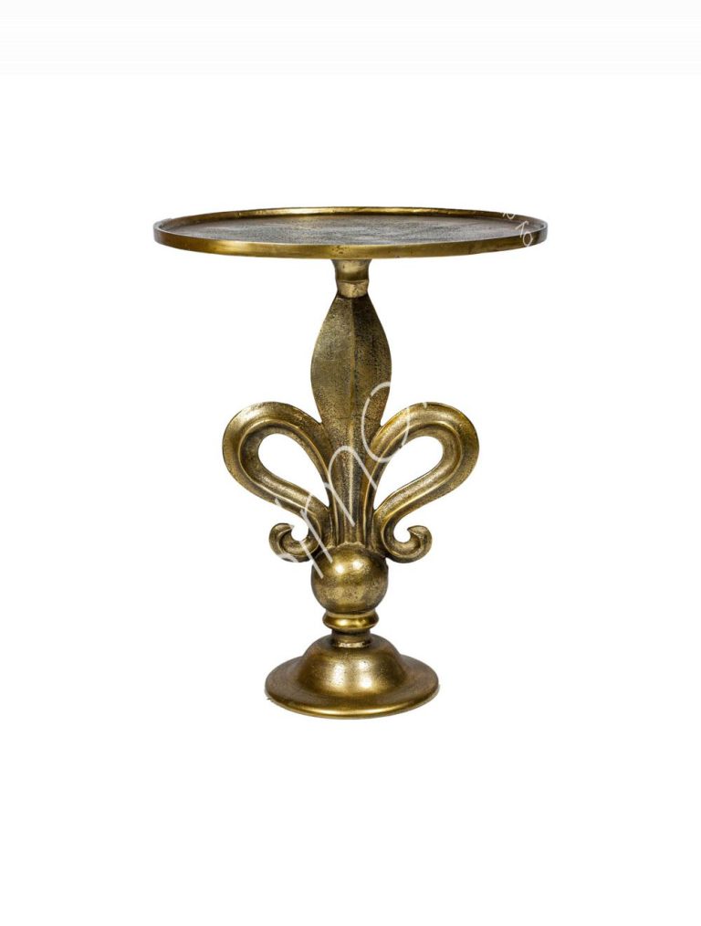 Side table wlily ALU RAWGOLD 51x51x67