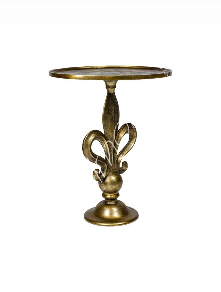 Side table wlily ALU RAWGOLD 51x51x67
