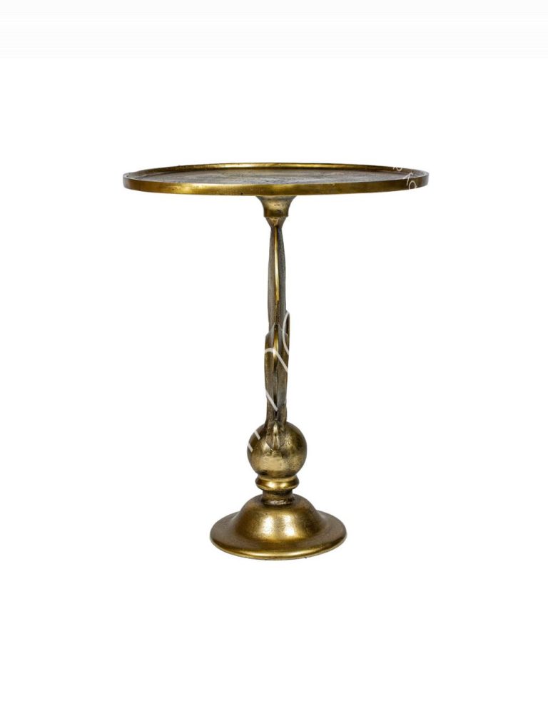 Side table wlily ALU RAWGOLD 51x51x67