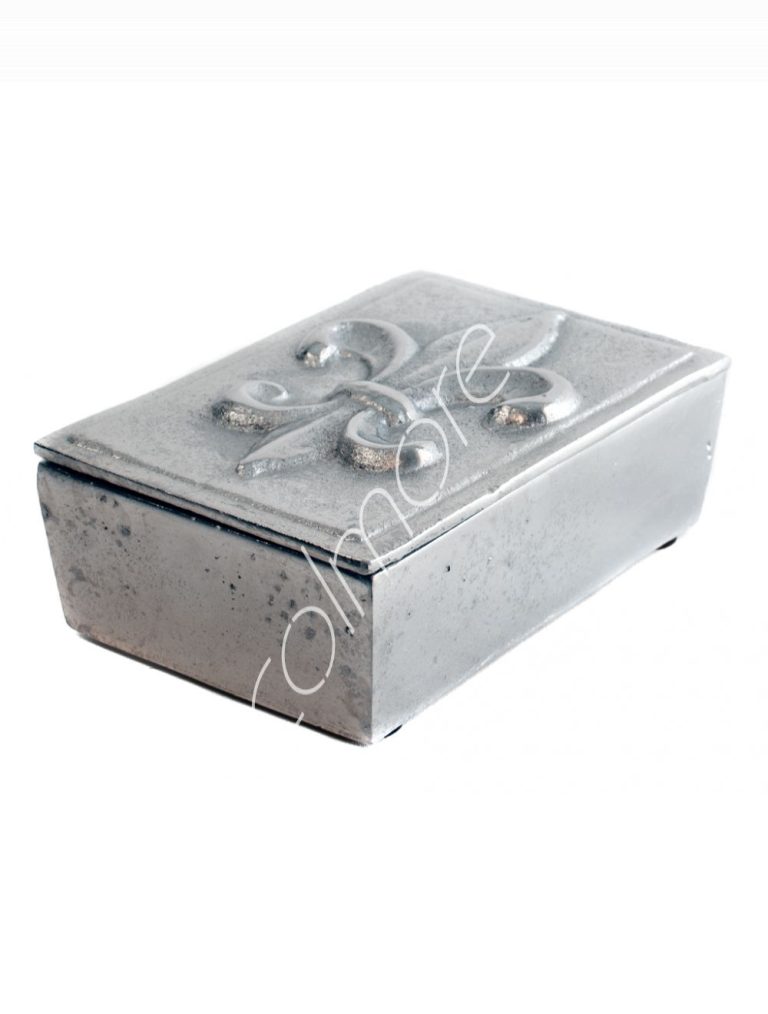 Decorative box wlily SET2 ALU RAWNI 15x11x5
