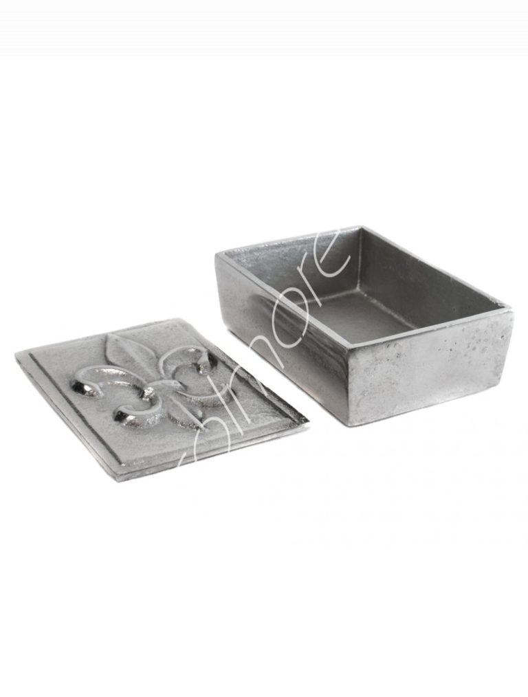 Decorative box wlily SET2 ALU RAWNI 15x11x5