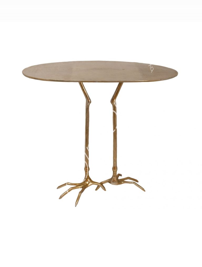 Side table feet ALU RAW/BRONZE 92x55x77