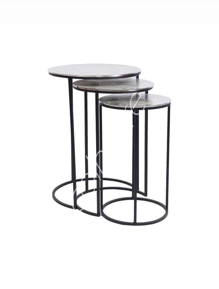 Side table SET3 ALU RAWNI 42x42x59