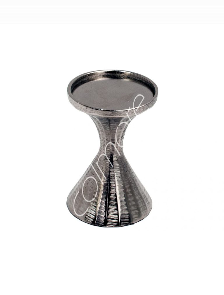 Candle holder SET/4 ALU MATT/NI 9x9x12