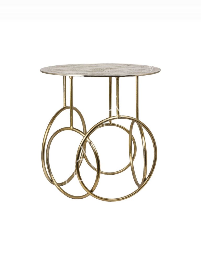 Side table ALU RAW/BRONZE 55x55x72