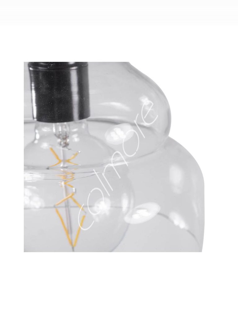 Ceiling lamp w/seed glass BR 31x31x36