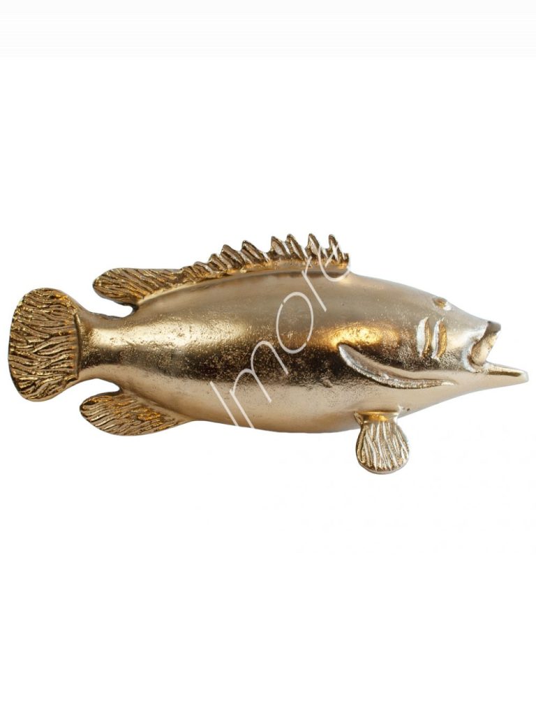 Decorative fish ALU RAWBRONZE 33x15x8
