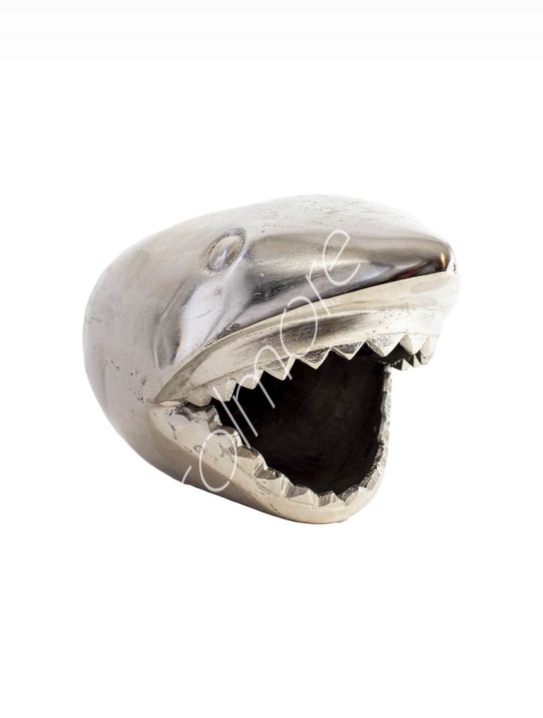 Decorative shark ALU RAW/NI 19x17x29