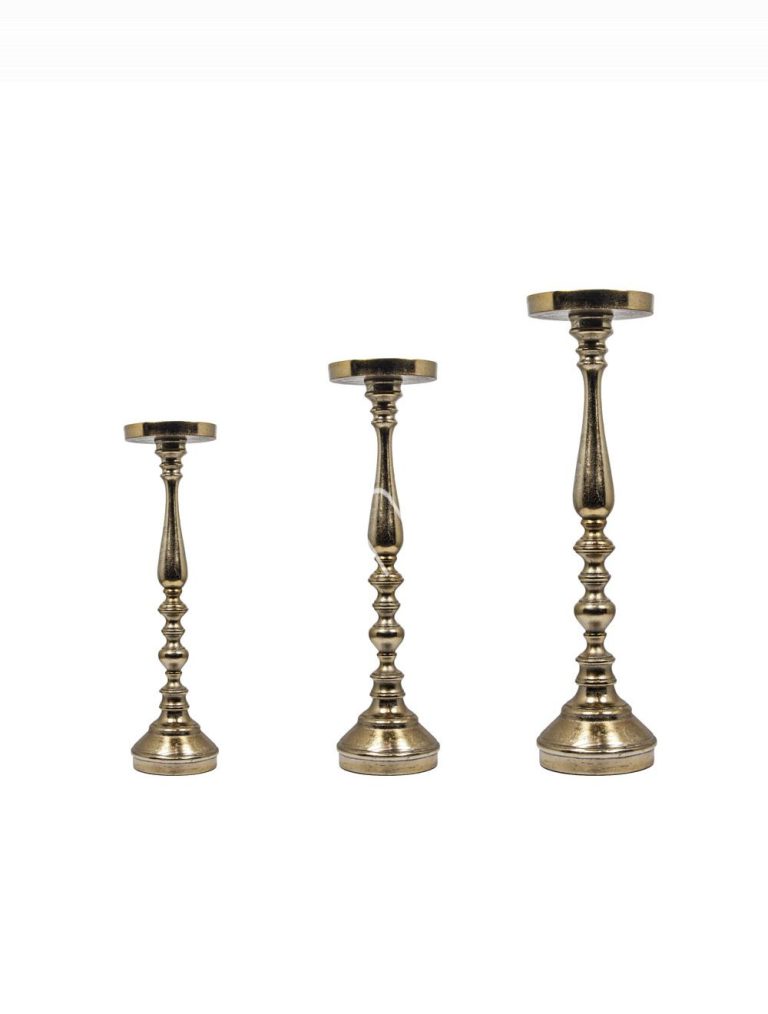 Candle holder ALUBRONZE 15x15x62
