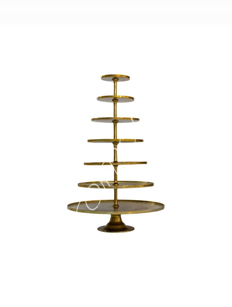Etagere 7 tier ALU RAWBRONZE 102x102x162