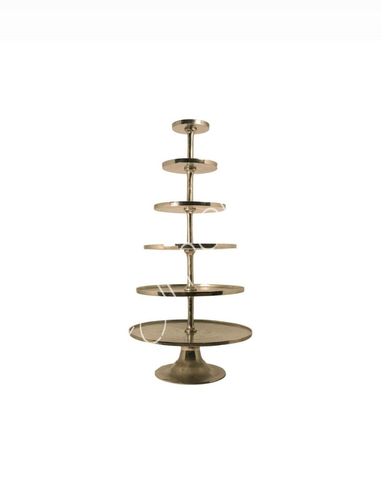 Etagere 6 tier ALU RAWBRONZE 66x66x138