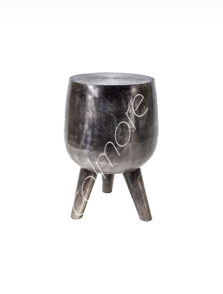 Side table ALU/PEWTER 41x41x55