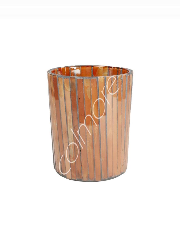 Votive glass terra 13x13x20