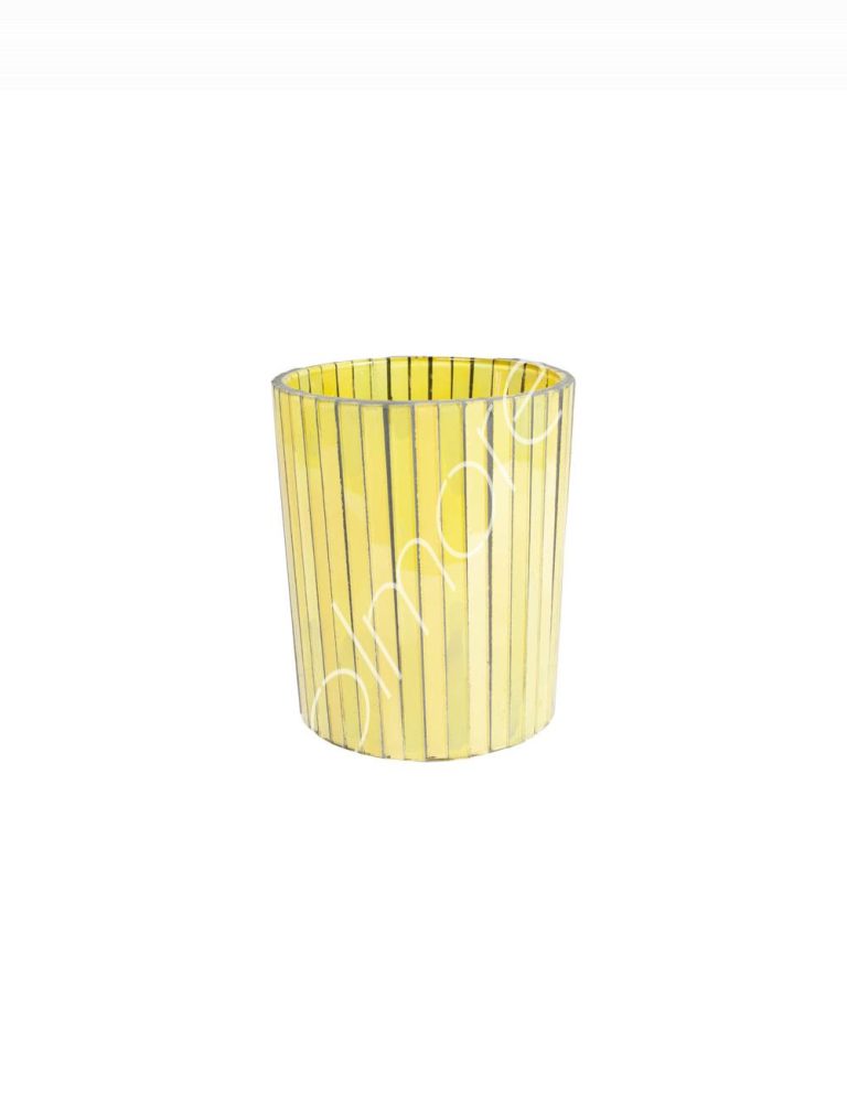 Votive glass camomille 10x10x13
