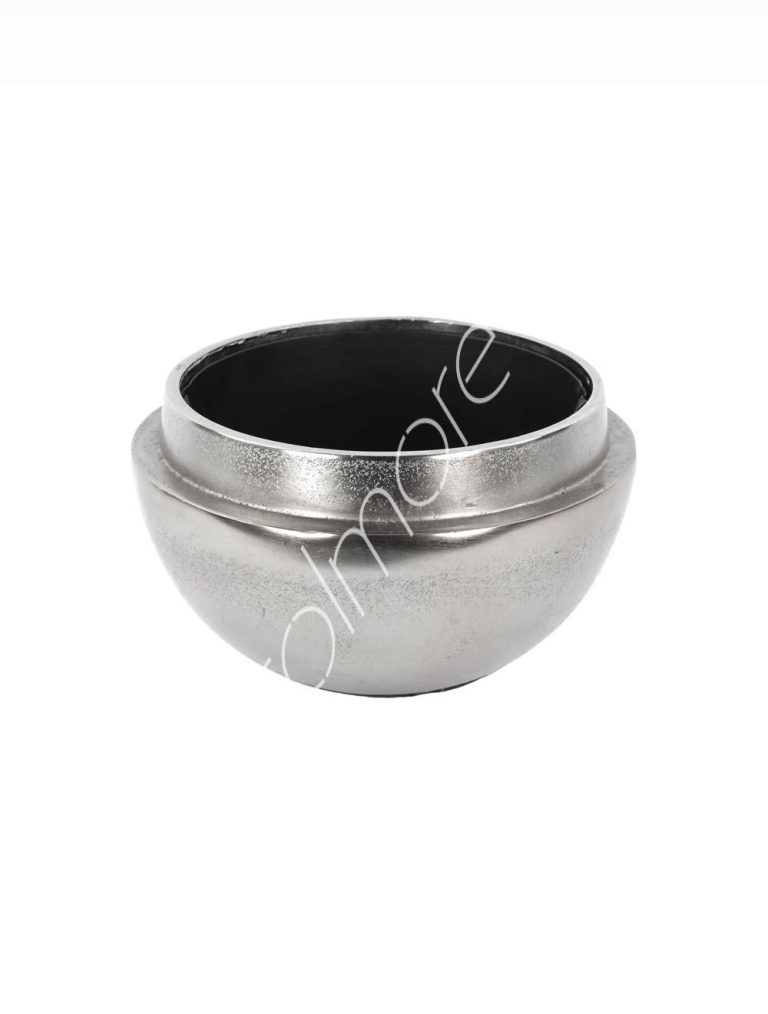 Vase w/liner ALU RAW/NI 25x25x14