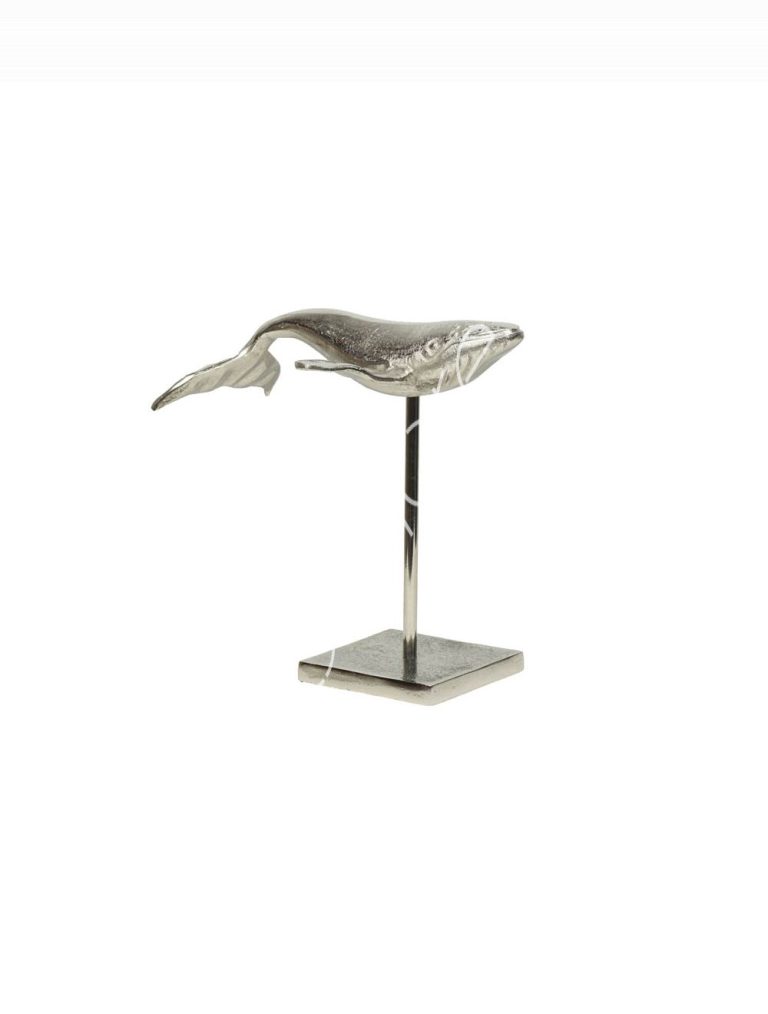 Decorative whale ALU RAWNI 27x20x23
