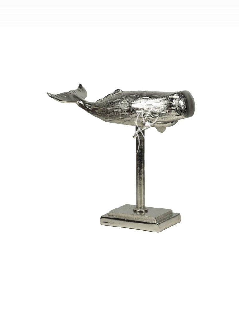 Decorative Whale ALU RAWNI 34x15x25