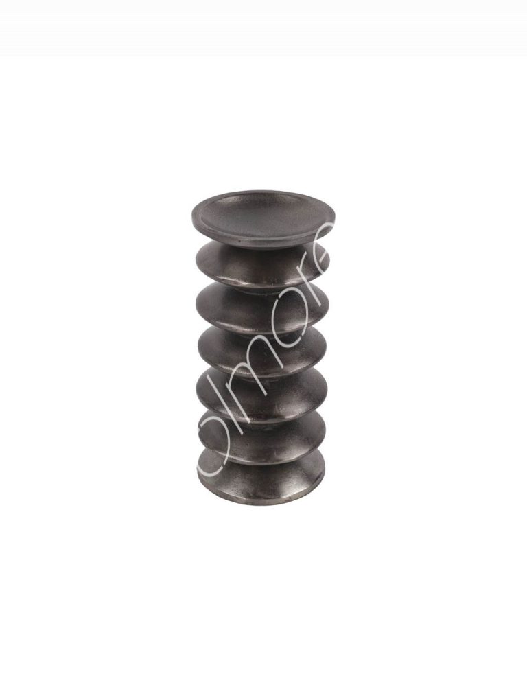 Candle holder ALU RAWPEWTER 10x10x21