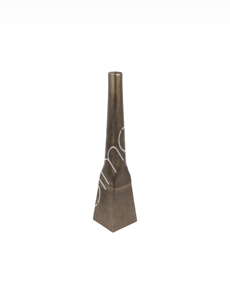 Vase ALU RAW/PEWTER 20x20x95