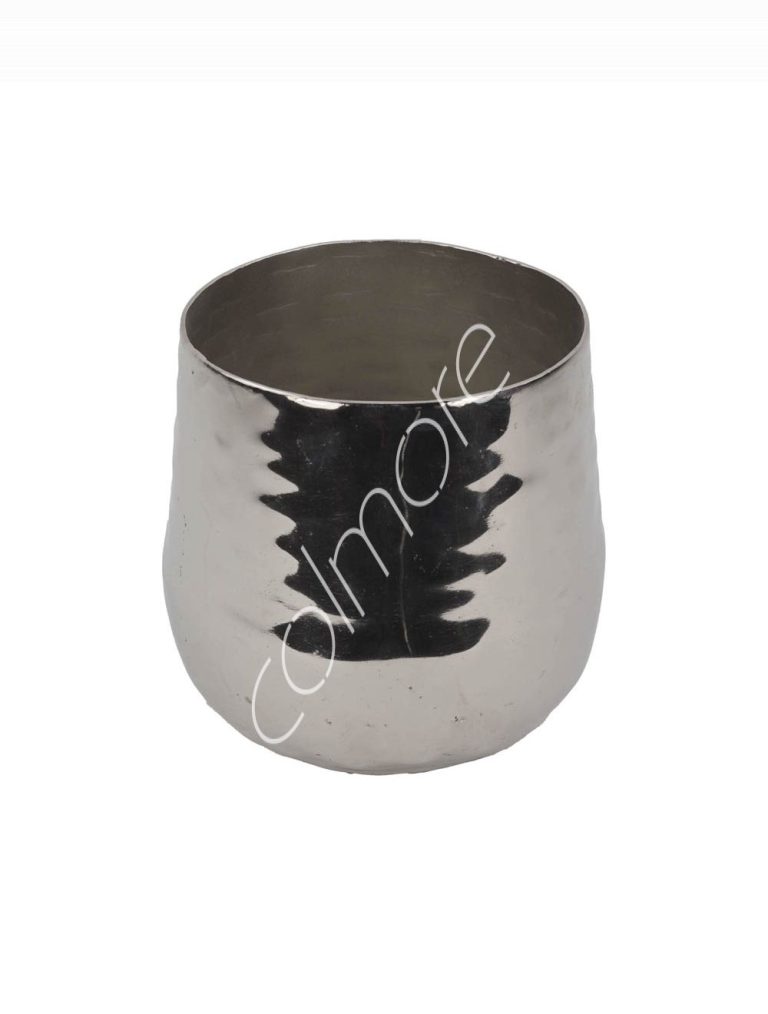 Vase nickel 15x15x14