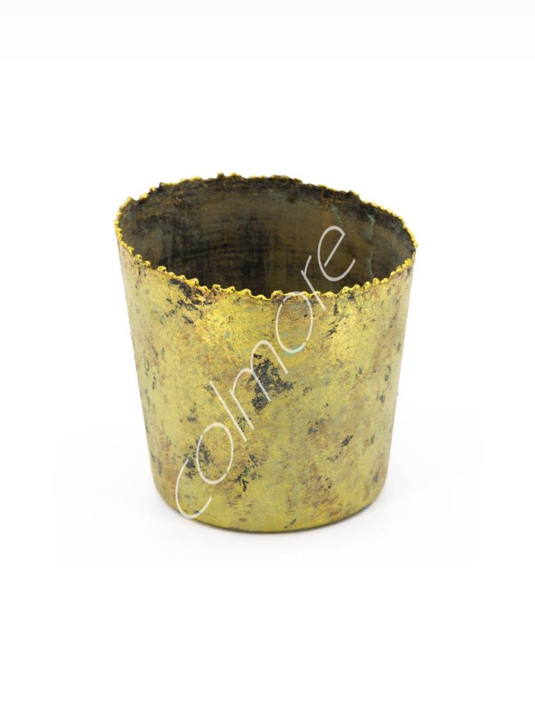 Votive gold leaf IR patina 15x15x15