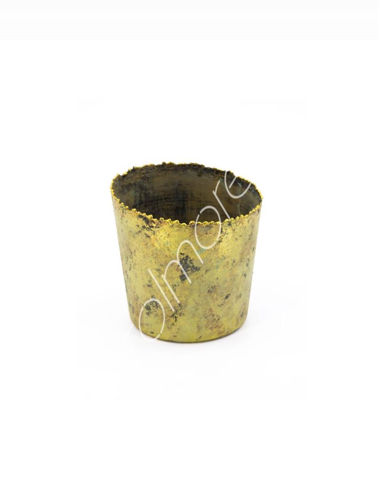 Votive gold leaf IR patina 10x10x9