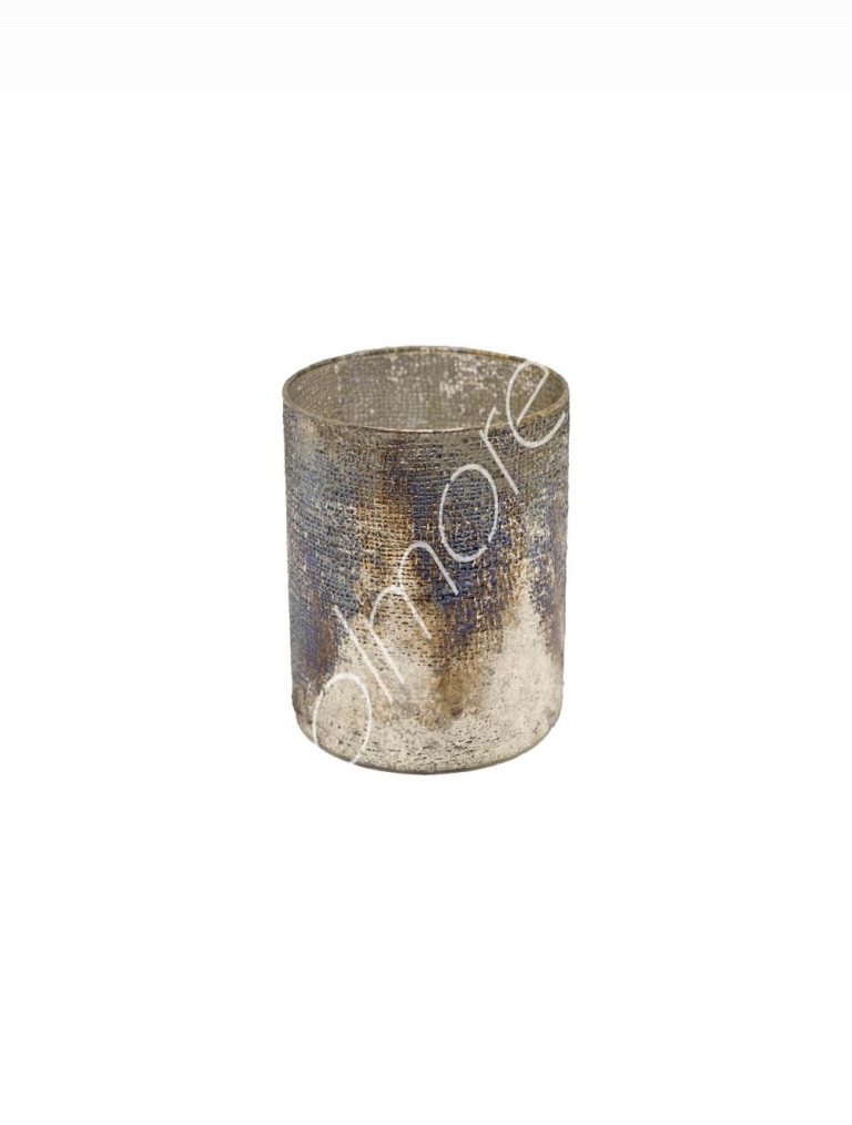 Votive black mercury SET/4 7x7x10