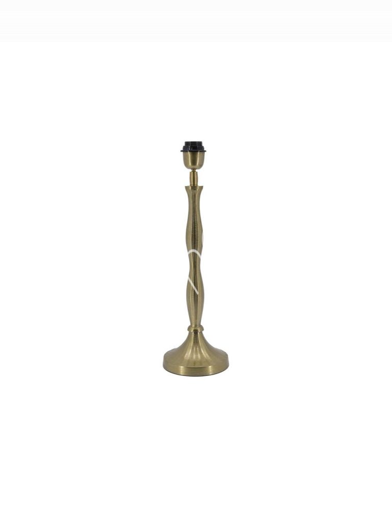 Lamp base ALU RAW/BRONZE 15x15x51