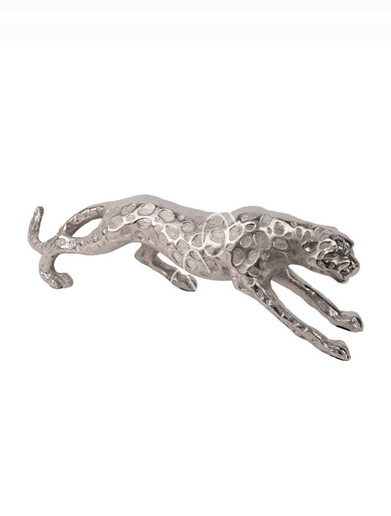 Decorative leopard ALU RAWNI 74x15x20