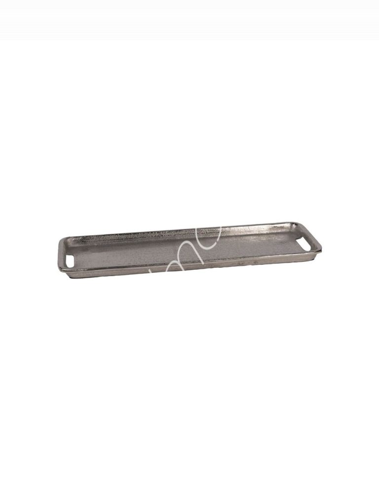 Plate w/handle ALU RAW/NI 41x13x2