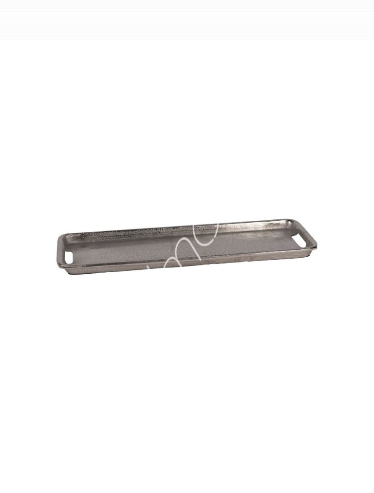 Plate w/handle ALU RAW/NI 60x13x2